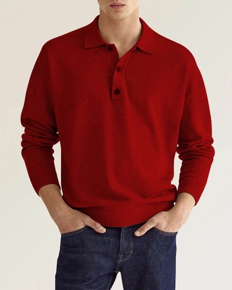 Mathieu™ | Chemise à manches longues avec fermeture à boutons