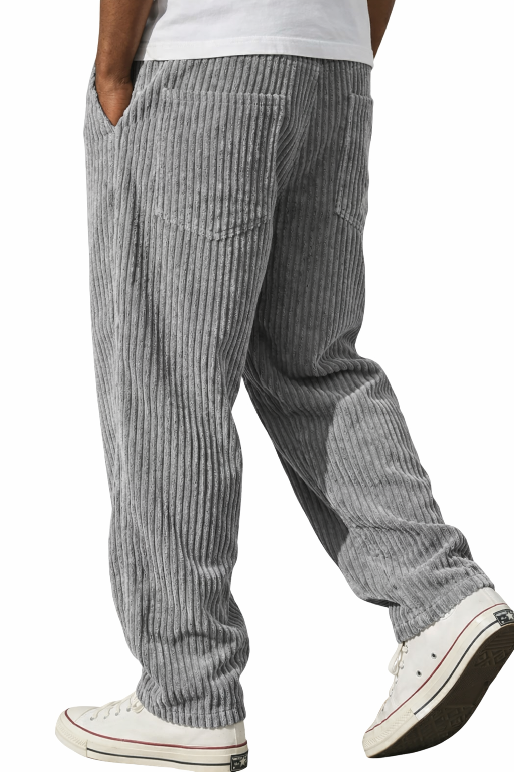 Pantalon PHILIPPE™ | Velours Côtelé Vintage Brodé