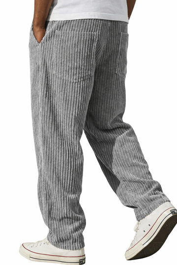 Pantalon PHILIPPE™ | Velours Côtelé Vintage Brodé