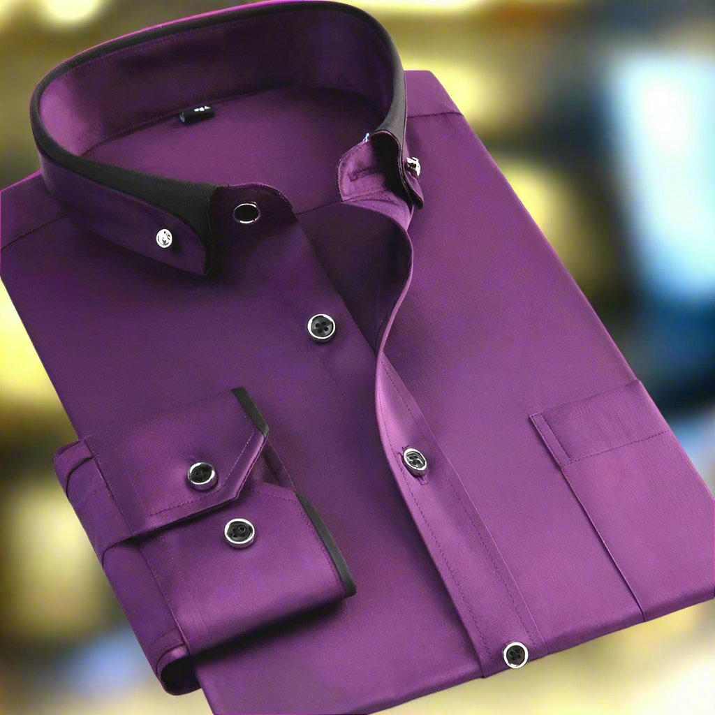 Chemise ALBERT™ | Coton Classique Manches Longues