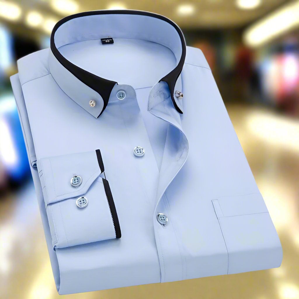 Chemise ALBERT™ | Coton Classique Manches Longues