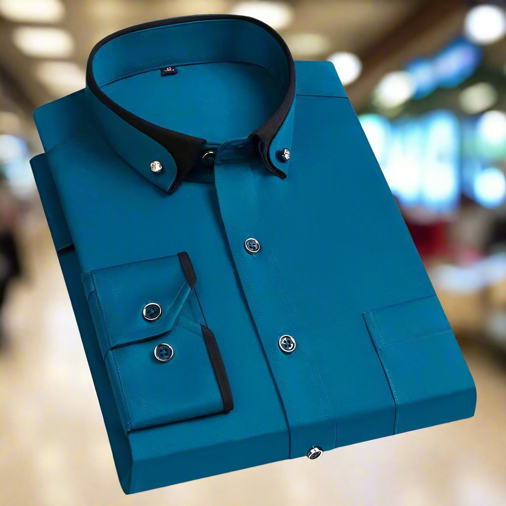 Chemise ALBERT™ | Coton Classique Manches Longues