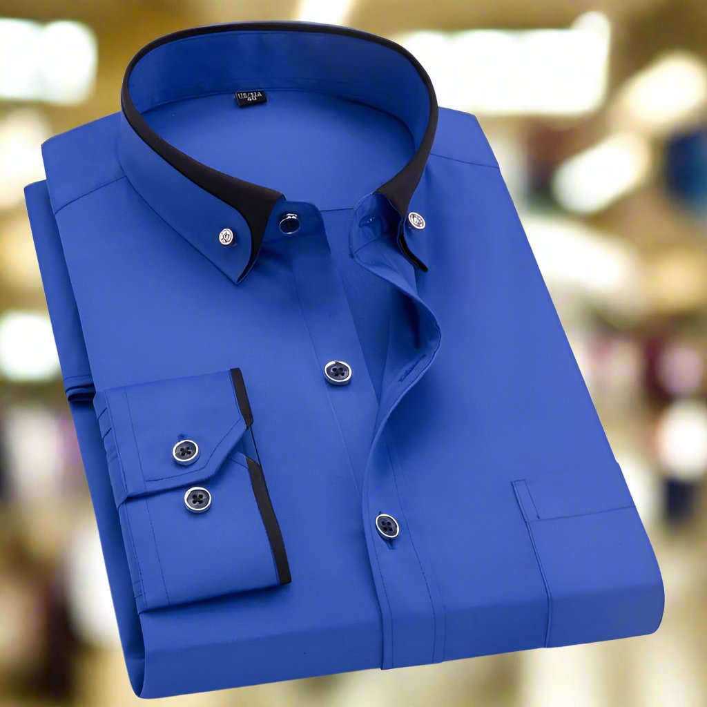 Chemise ALBERT™ | Coton Classique Manches Longues