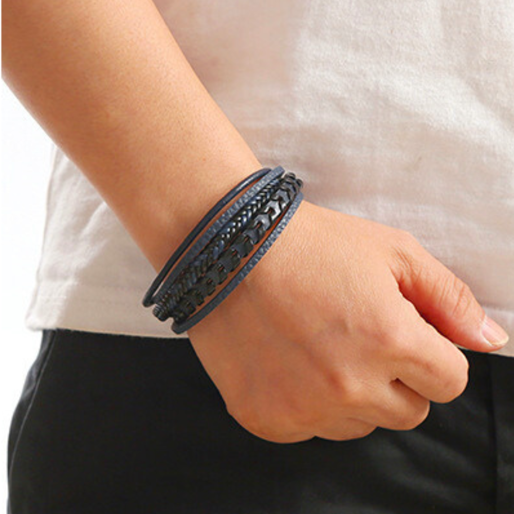 Maison de Liège | BRACELET HOMME EN CUIR DE LUXE