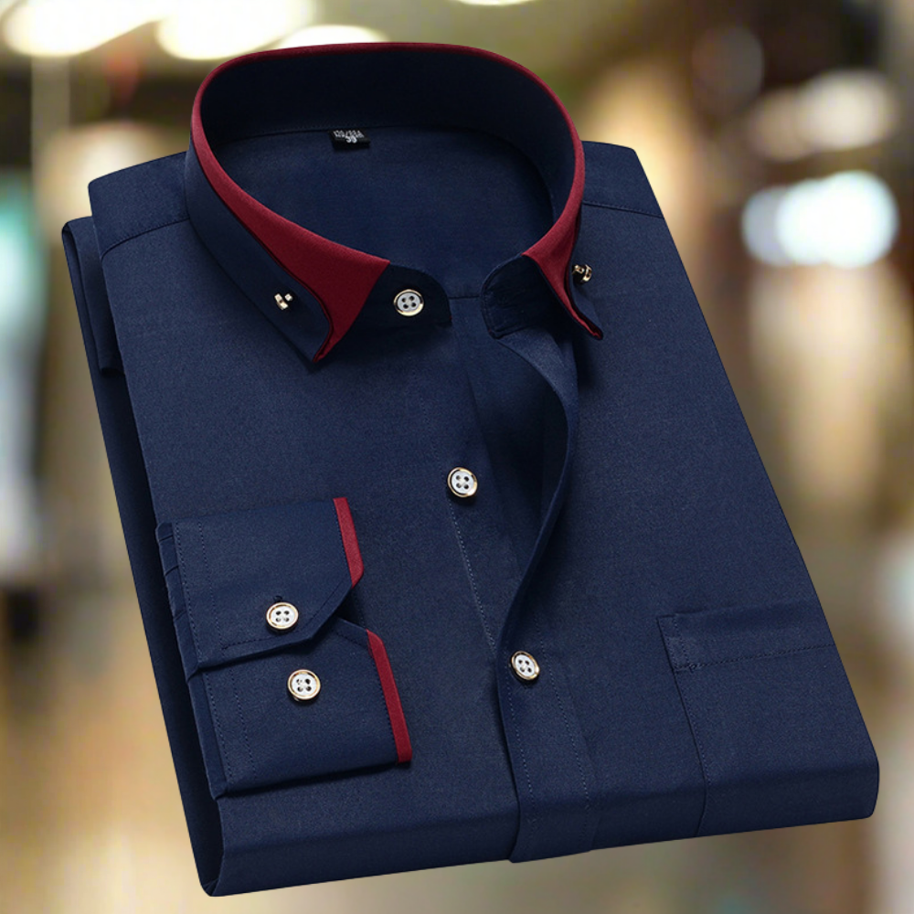Chemise ALBERT™ | Coton Classique Manches Longues