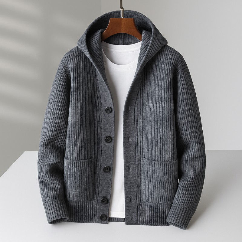 Timéo™ | Cardigan en laine pour homme
