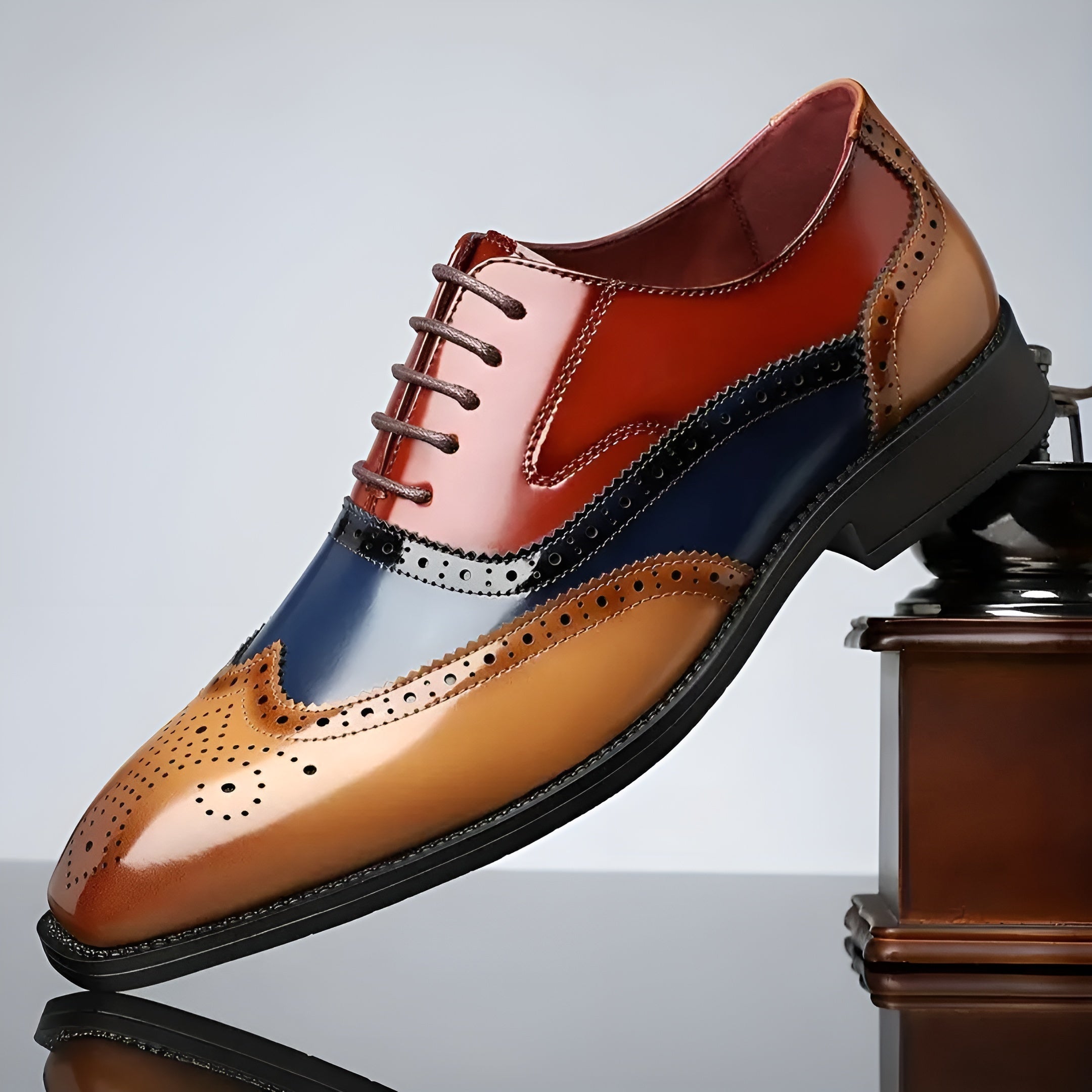 Maison de Liège | CHAUSSURES OXFORD À BOUT FLEURI