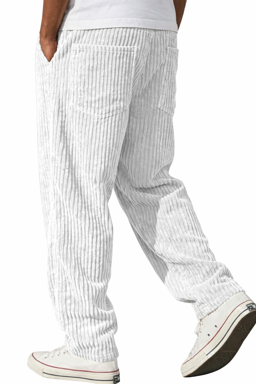 Pantalon PHILIPPE™ | Velours Côtelé Vintage Brodé