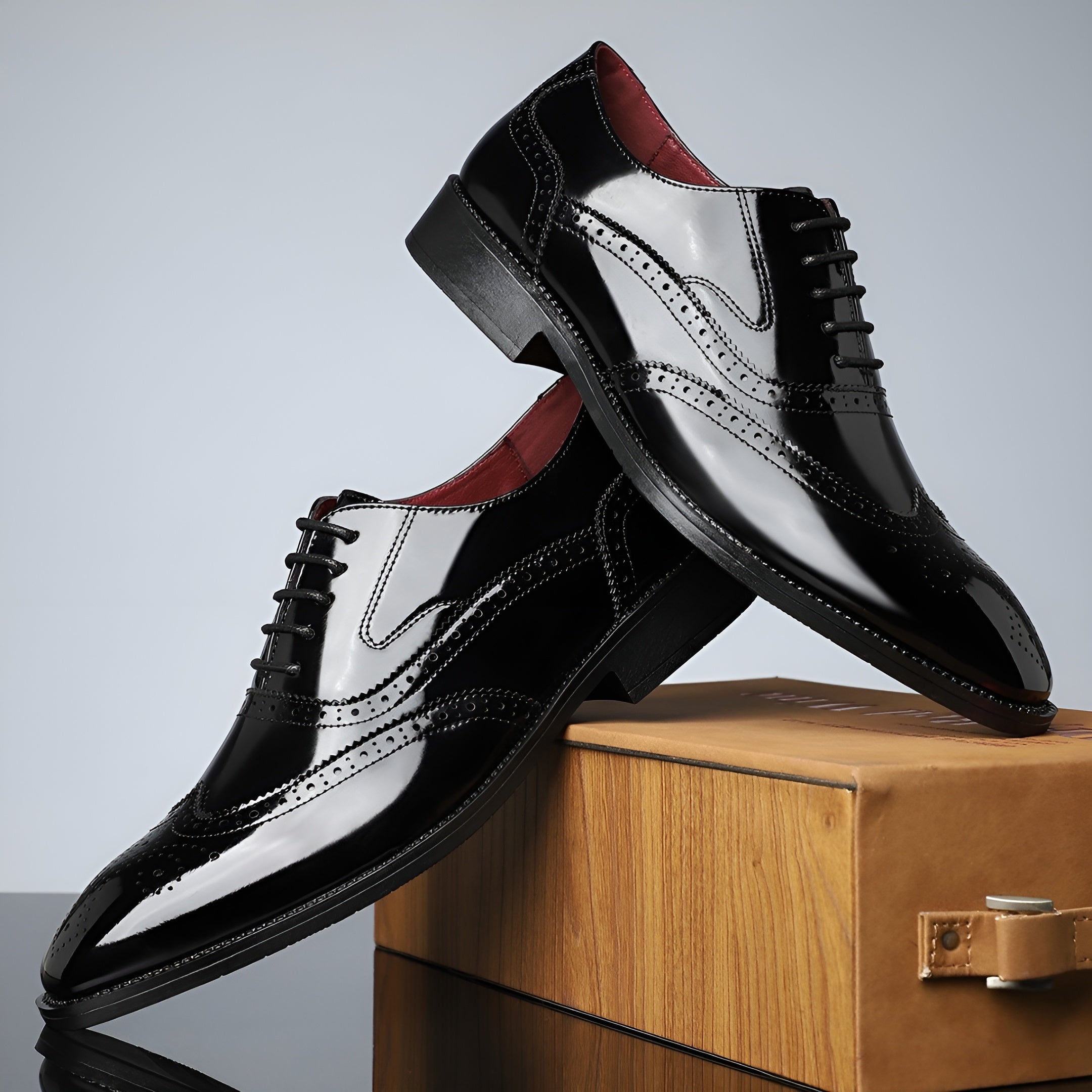 Maison de Liège | CHAUSSURES OXFORD À BOUT FLEURI