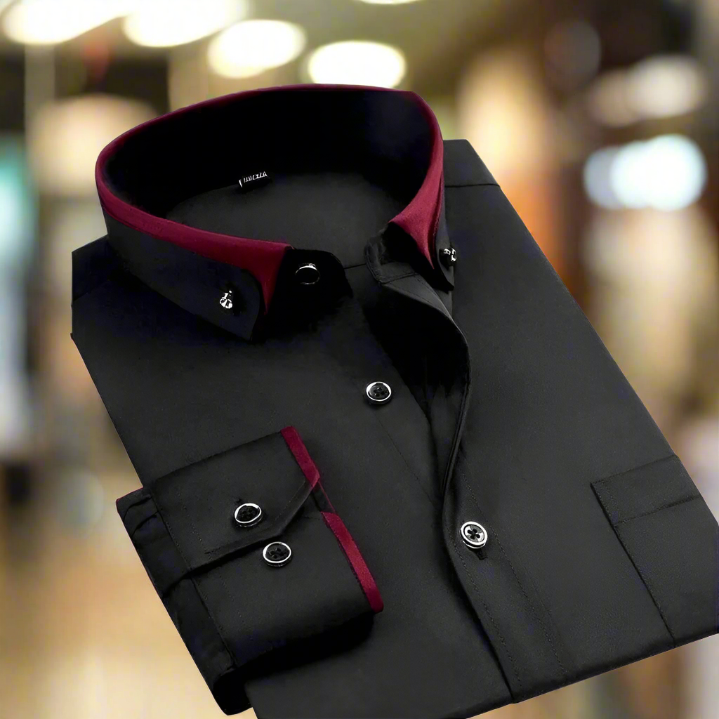 Chemise ALBERT™ | Coton Classique Manches Longues