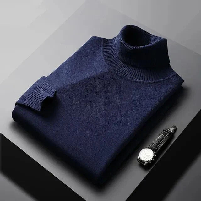Pull Col Roulé Monte Carlo — Mélange Cachemire Premium