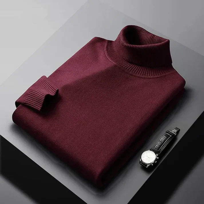 Pull Col Roulé Monte Carlo — Mélange Cachemire Premium
