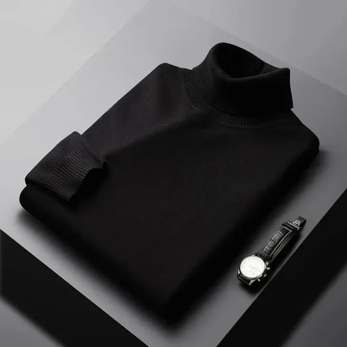 Pull Col Roulé Monte Carlo — Mélange Cachemire Premium