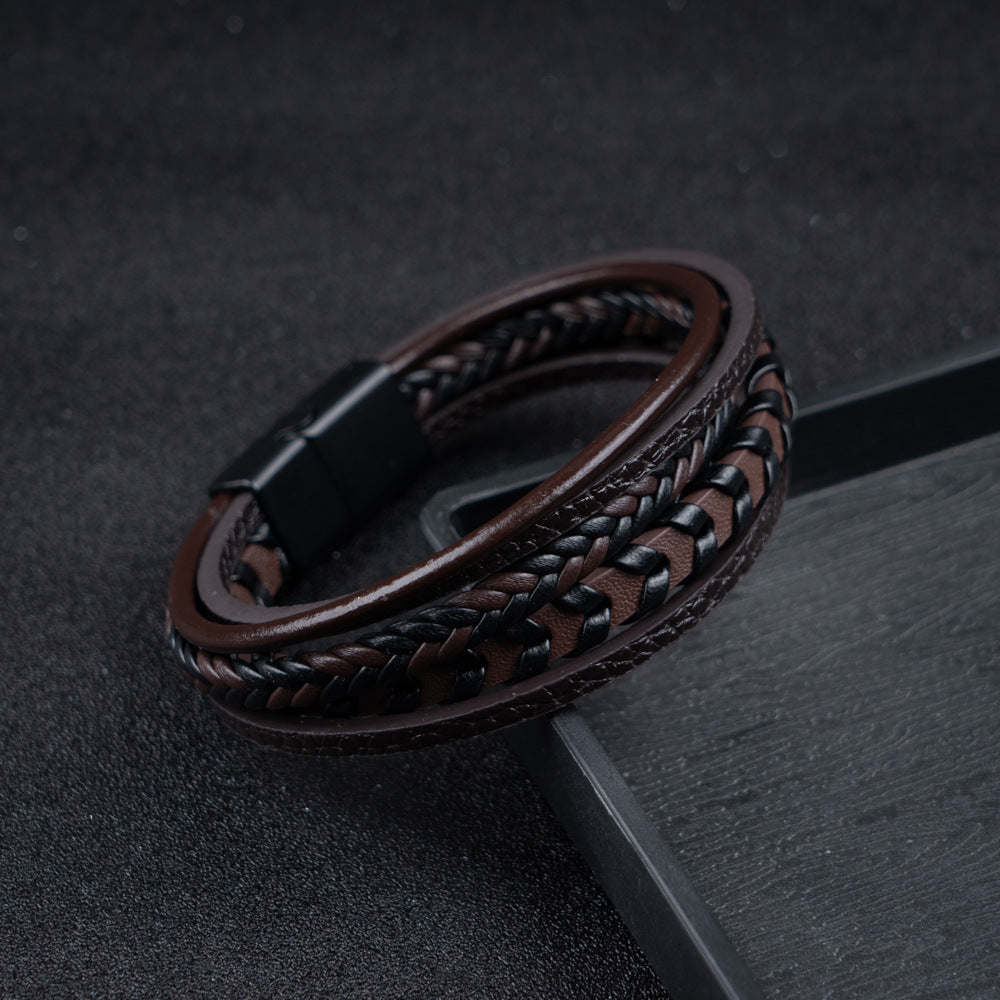 Maison de Liège | BRACELET HOMME EN CUIR DE LUXE