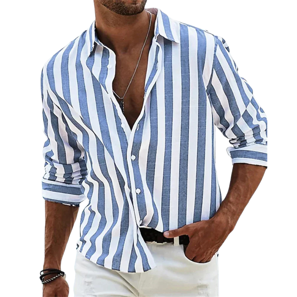 Xavier™ | Chemise décontractée à rayures
