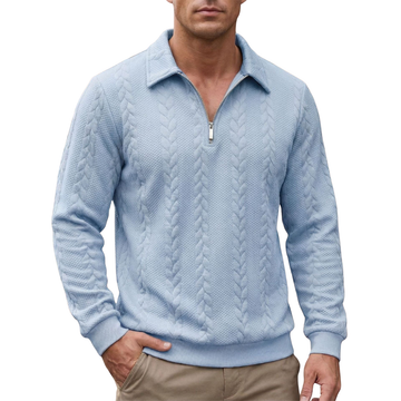 Maison de Liège | POLO ITALIEN À COL ZIPPÉ