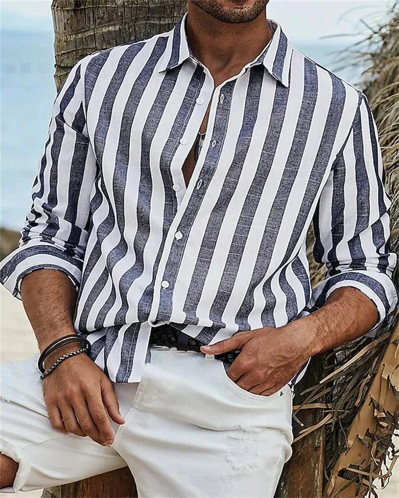 Xavier™ | Chemise décontractée à rayures
