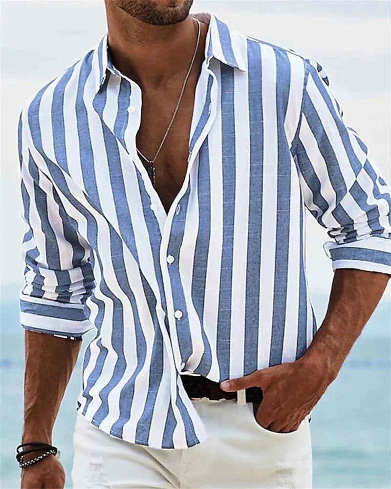 Xavier™ | Chemise décontractée à rayures