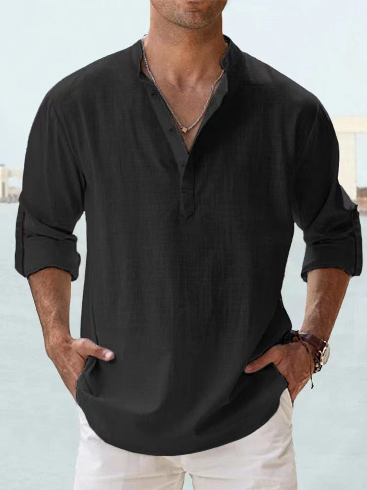 Matteo™ | Chemise en lin respirante