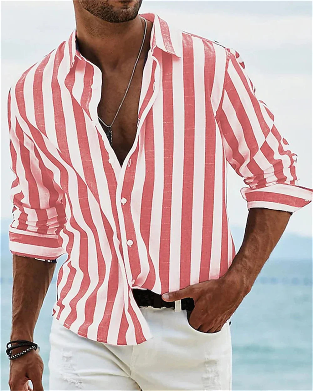 Xavier™ | Chemise décontractée à rayures