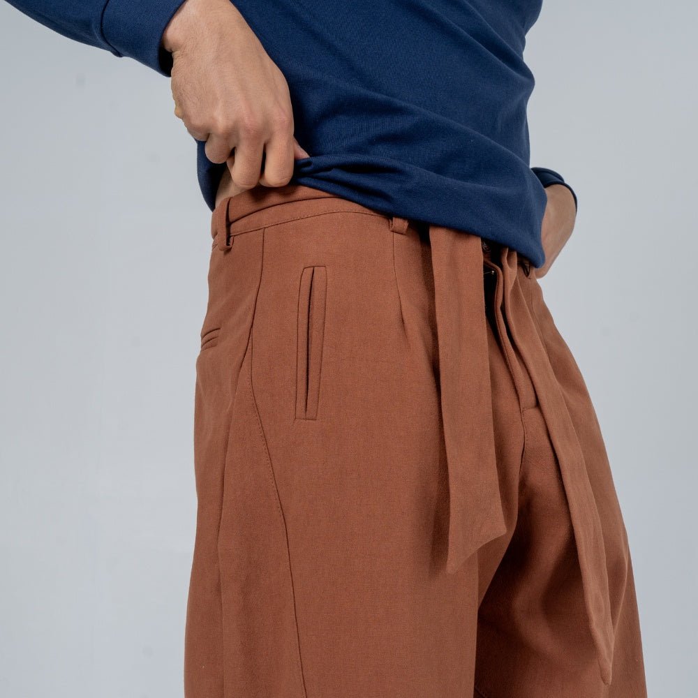 Pantalon MARCEL™ | Coupe Décontractée Ceinturée
