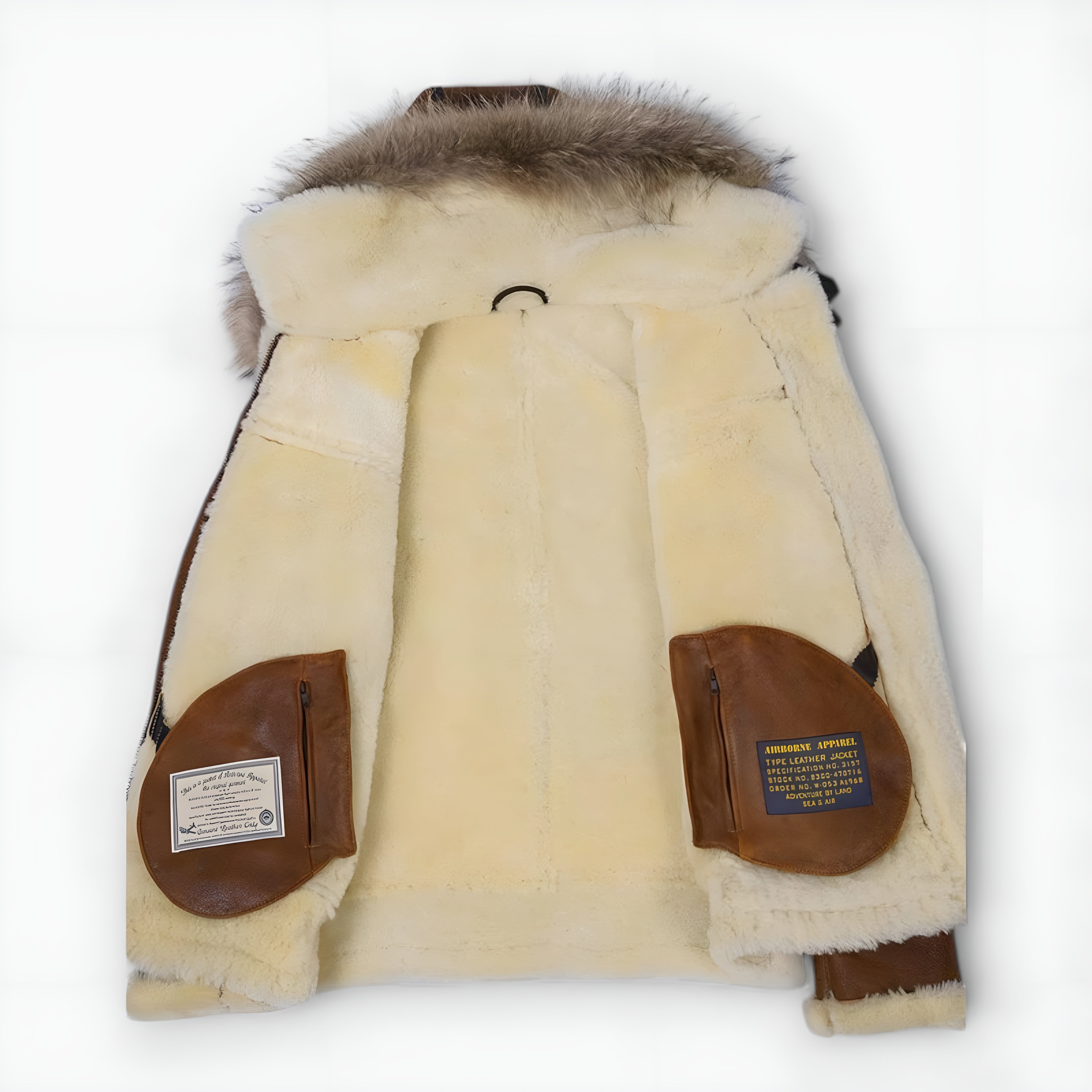 Aron™ | Blouson bomber avec capuche en fourrure