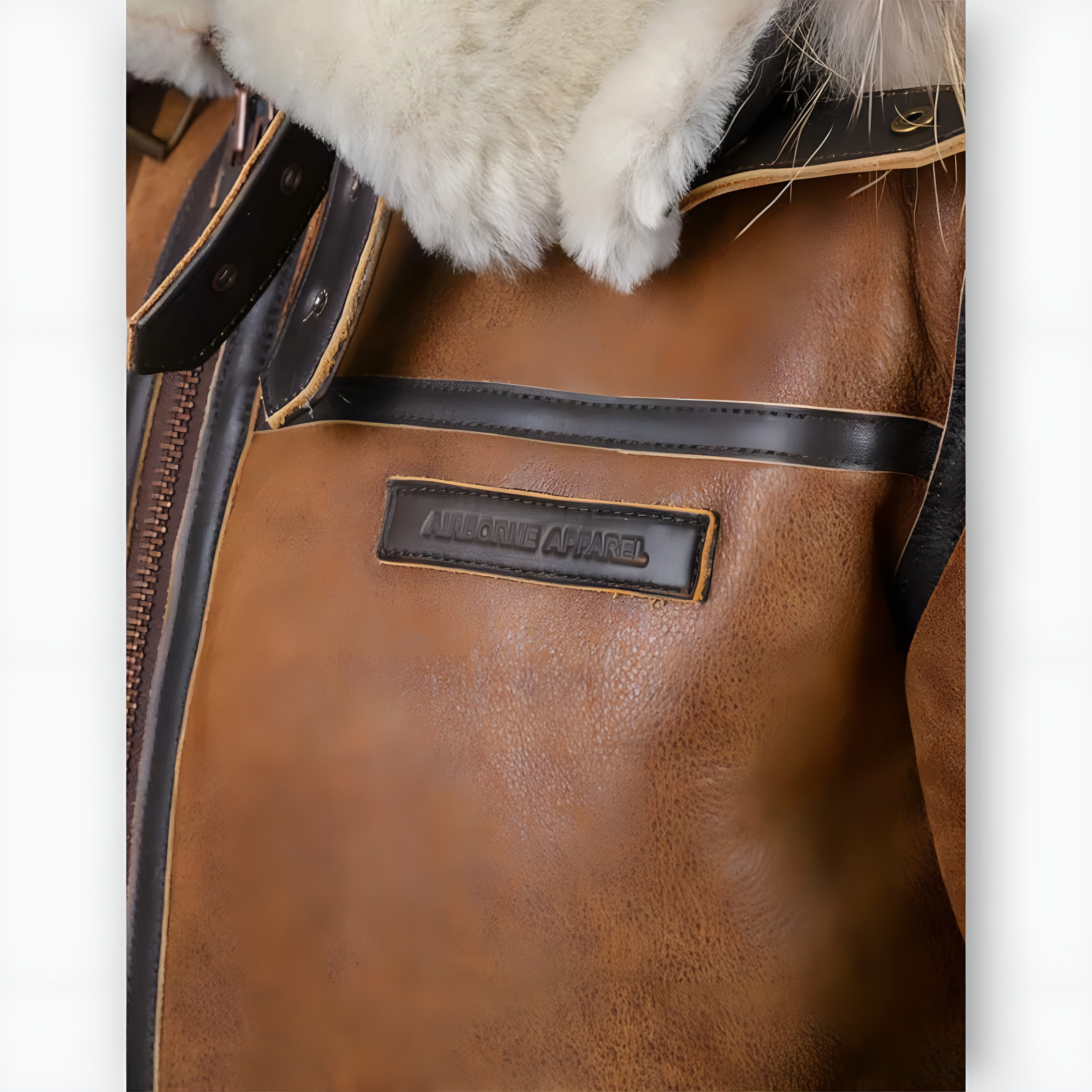 Aron™ | Blouson bomber avec capuche en fourrure