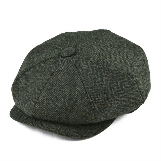 Maison de Liège | CASQUETTE PLATE À CHEVRONS